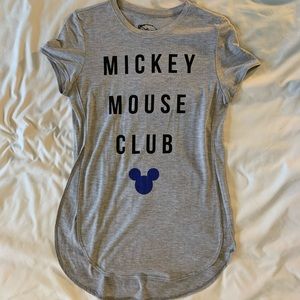 grey disney tee